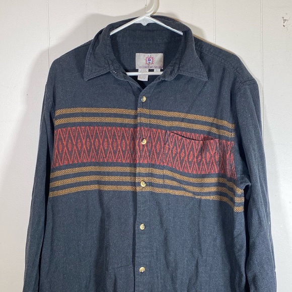 Vintage the territory ahead southwestern casual button down mens size large - Picture 6 of 11